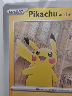 Pokemon TCG Promo Oversized Card - Pikachu at the Museum (Sealed) - UK - Image 2