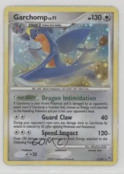 Garchomp (Holo) Pokemon Platinum Supreme Victors #5 2009 - Image 1