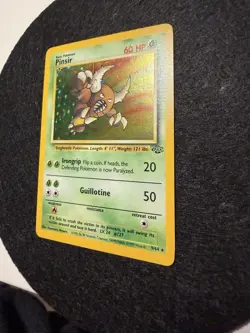 Pokemon TCG Pinsir Holo Rare Card Jungle Unlimited NM - Image 3