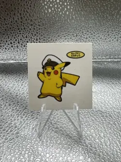 Captain Pikachu Pokemon Deco Chara 202 Sticker Daiichi Pan キャフテンヒカチュウ US seller - Image 1