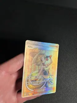 Pokemon TCG Nita 180/181 Sm-Team Up Full Art Holo MP - Image 4