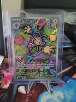 Ambipom 107/094 Phantasmal Flames Illustration Rare Pokemon TCG NM-MINT - Image 1