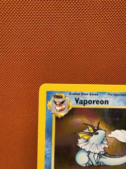 Vaporeon 12/64 Jungle Holo Unlimited Pokemon WOTC LP+ 2220 - Image 2