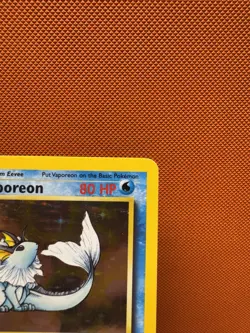 Vaporeon 12/64 Jungle Holo Unlimited Pokemon WOTC LP+ 2220 - Image 3