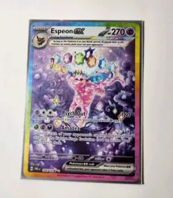 Pokemon Prismatic Evolutions Espeon EX. Read Description. - Image 1