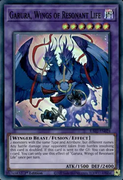 Garura, Wings Of Resonant Life - Super Rare 1st Edition RA02-EN024 - NM - YuGiOh - Image 1