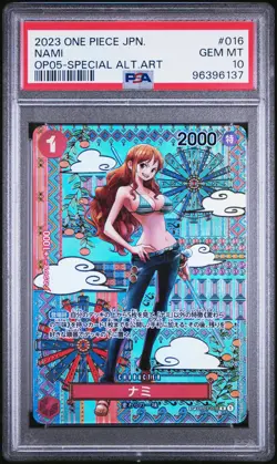 2023 One Piece JPN OP05-Awakening Of The New Era Special Alt Art PSA 10 - Image 1