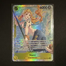 One Piece CCG EB03-053 Nami Super Rare Holo Extra Booster Heroines Edition - Image 1