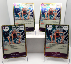 Gear Two Playset - OP11-080 x4 - A Fist of Divine Speed - One Piece TCG - Image 1