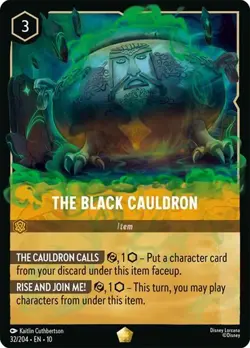 THE BLACK CAULDRON Legendary Item #32/204 EN 10 Disney Lorcana Whispers in Well - Image 1