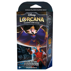Disney Lorcana Rise of the Floodborn Starter Deck Amber and Sapphire - Image 1