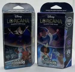 Disney Lorcana - Rise of the Floodborn Booster Box & BOTH Starter Sets SEALED! - Image 3