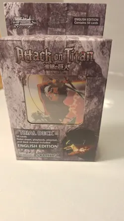 Trial Deck Weiss Schwarz Attack on Titan English Edition Scelled - Image 1