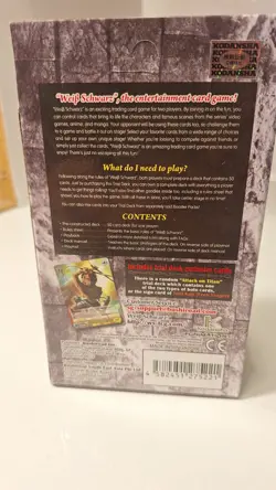 Trial Deck Weiss Schwarz Attack on Titan English Edition Scelled - Image 2