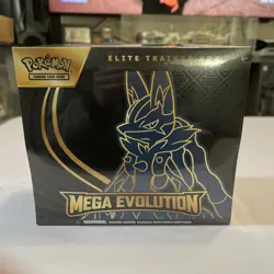 Mega evolutions Elite trainer box Lucario Pokemon Cards TCG Sealed - Image 1