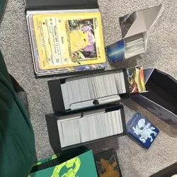 Nintendo Pokemon TCG Pikachu Binder Mixed Card Lot Standard Card Stock - Image 1