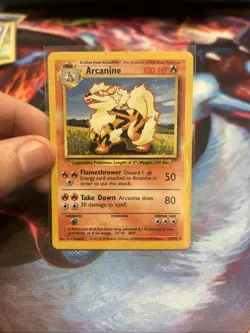 Pokemon TCG Arcanine Base Set, Unlimited Uncommon Card 23/102 - Image 1