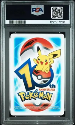 PSA 10 POKEMON PLAYING CARD SCYTHER BLUE JACK SPADES 10TH ANNIVERSARY 348 - Image 2
