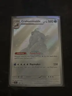 Crabominable Holo Illustration Rare Card 149/142 Sv07: Stellar Crown - Image 1
