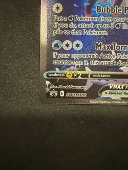 Vaporeon VMAX SWSH182 SWSH: Sword & Shield Promo Cards Holo NM - Image 4