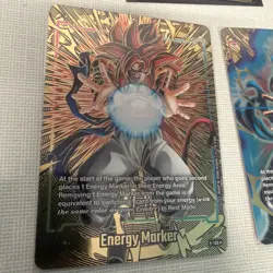Dragon Ball Super Card Game 2nd Anniversary GOLD Energy Marker ALL 5!!!! The Set - Image 4