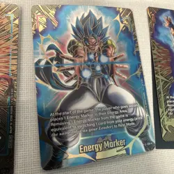 Dragon Ball Super Card Game 2nd Anniversary GOLD Energy Marker ALL 5!!!! The Set - Image 5