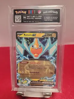 Rotom EX -029/094 SLAB NM/M ME02: Phantasmal Flames HOLO POKEMON CARD TCG - Image 1