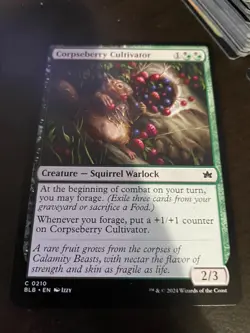 Bloomburrow Magic: The Gathering Corpseberry Cultivator - Image 1