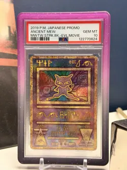 PSA 10 Ancient Mew SM-P 2019 Movie Mewtwo Strikes Promo Pokemon Card JPN - Image 3