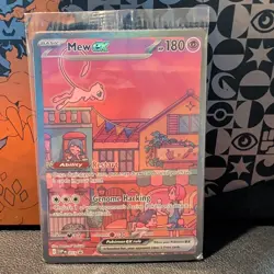 Pokemon Mew EX 053 SEALED Black Star PROMO card Scarlet & Violet 151 C - Image 1