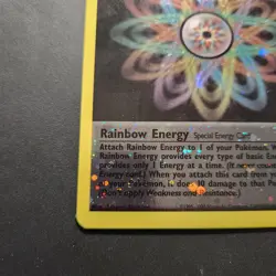2000 Rainbow Energy - League Promo Cosmos Holo Rare - Pokemon TCG - LP - Image 4