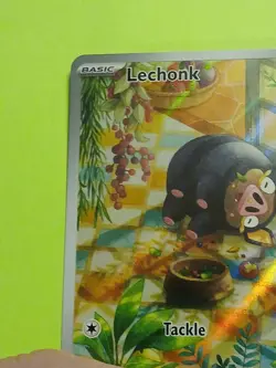 Pokemon Scarlet & Violet Obsidian Flames Lechonk 209/197 Illustration Rare - Image 2