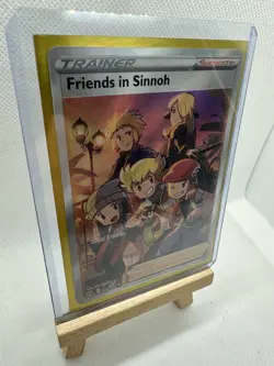 Friends in Sinnoh (Full Art) 149/159 Crown Zenith Ultra Rare Pokemon TCG M/NM - Image 2