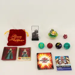 Mixed Gaming Lot Bakugan Pokemon Love Letter RPG Dice Cards Figures - Image 1