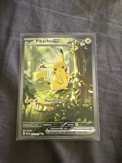 Pokemon Pikachu EX Holo 200 HP Card 276/217 Thunderbolt English Standard - Image 2