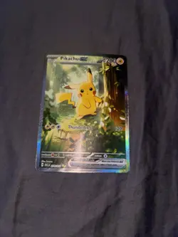 Pokemon Pikachu EX Holo 200 HP Card 276/217 Thunderbolt English Standard - Image 3