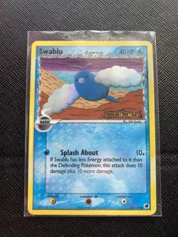 Pokemon TCG - Swablu (Delta) 65/101 [Holo][Stamped] - Dragon Frontiers - LP - Image 1
