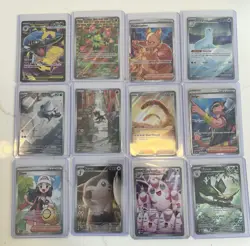 Pokemon TCG SIR And Full Art, And Trainers 12 Cards - Image 1