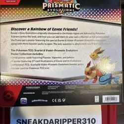 Pokemon TCG Prismatic Evolutions Poster Collection - NEW - Image 2