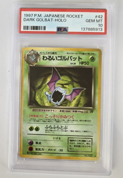 1997 Japanese Pokemon Team Rocket Dark Golbat #42 Holo PSA 10 Gem Mint - Image 2