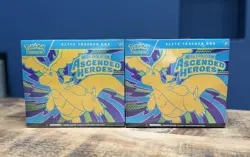 Pokemon Ascended Hero’s Elite Trainer Box ETB Sealed X2 - Same Day Dispatch 🌟💨 - Image 1