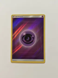 Psychic Energy Rev Reverse Holo SM Hidden Fates Pokemon NM Sun & Moon - Image 1