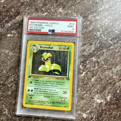 Pokemon PSA 9 1st Edition Victreebel 14/64 Jungle Holo - Image 1