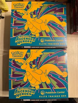 Pokemon TCG: Ascended Heroes Pokemon Center Exclusive ETB (Lot of 2) - Brand New - Image 1