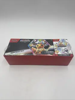 Pokemon Prismatic Evolutions Surprise Box Factory Sealed 6 Booster Packs NEW 🔥 - Image 1
