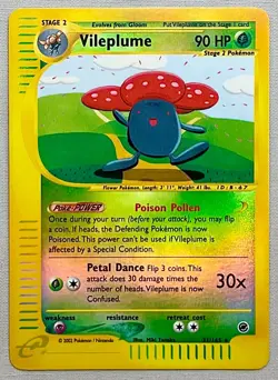 Pokemon Vileplume #31/165 Reverse Holo Rare - 2002 Expedition Base Set - NM Cond - Image 1