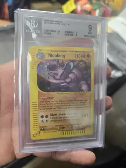 2003 Pokemon Nidoking Holo Aquapolis H18 Bgs 9 - Image 1