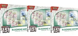 Pokemon Scarlet & Violet 151 Blooming Waters Premium Collection LOT OF 3 - NEW ✅ - Image 4