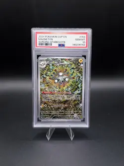 Pokemon TCG Magneton 159 Surging Sparks ETB Promo PSA 10 - Image 1