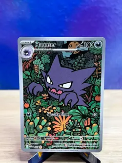 Mega Evolutions Haunter 027 Illustration Rare Promo Pokemon NM/M - Image 1
